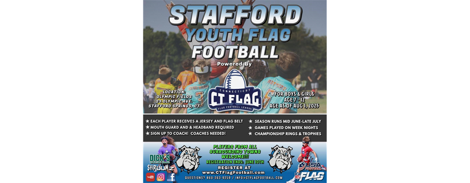 Summer Flag Football Registration is now open!