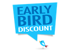 Register now and take advantage of the Early Bird Discount!